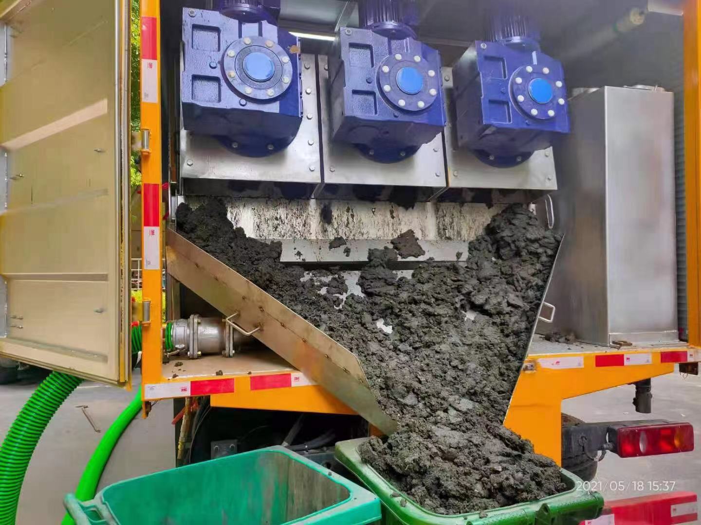 汉川化粪池清掏城市维护站-泥浆净化干湿分离处理